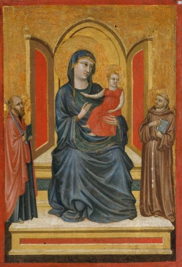 Madonna and Child enthroned