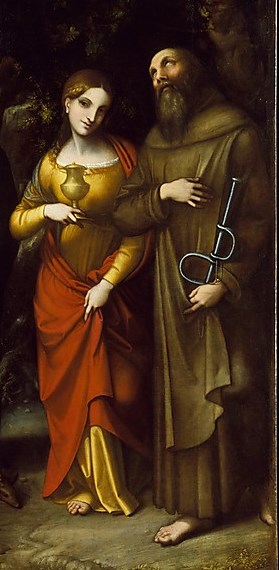 Saints Peter, Martha, Mary Magdalen, and Leonard- Correggio (2)